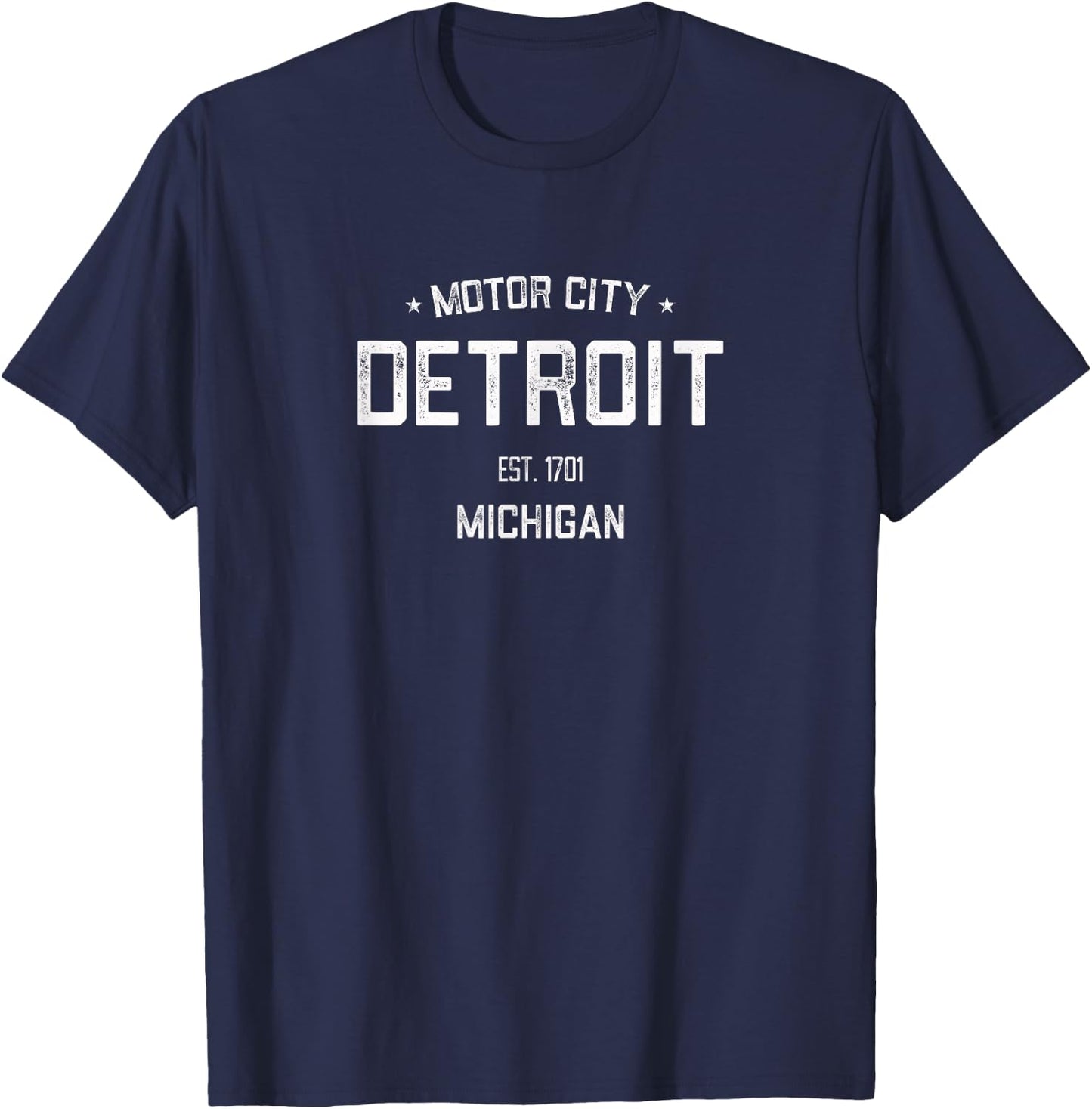 Classic Retro Vintage Detroit Motor City - Special Edition T-Shirt - T-Shirt | Navy