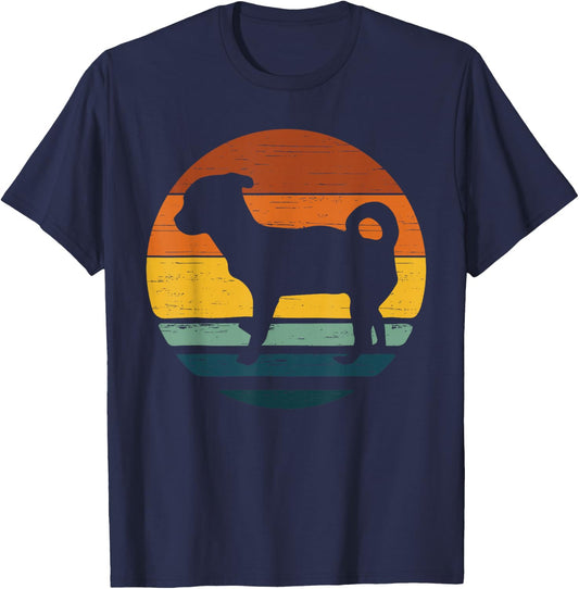 Cheagle Vintage Retro Mum Dad Dog Gift T-Shirt - T-Shirt | Navy