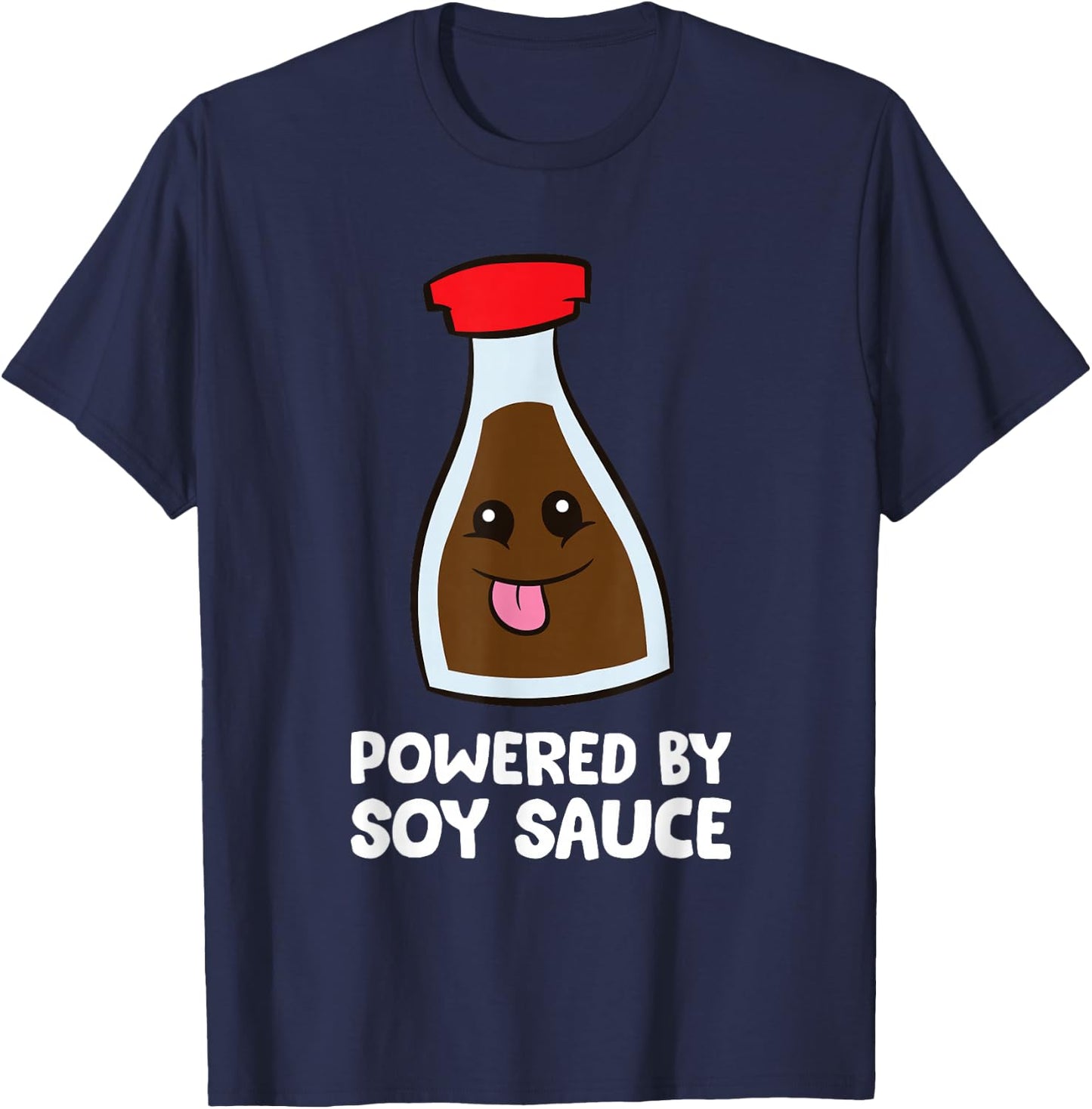 Powered By Soy Sauce T-Shirt - T-Shirt | Navy