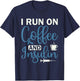 I Run On Coffee And Insulin - Diabetes Awareness T-Shirt - T-Shirt | Navy
