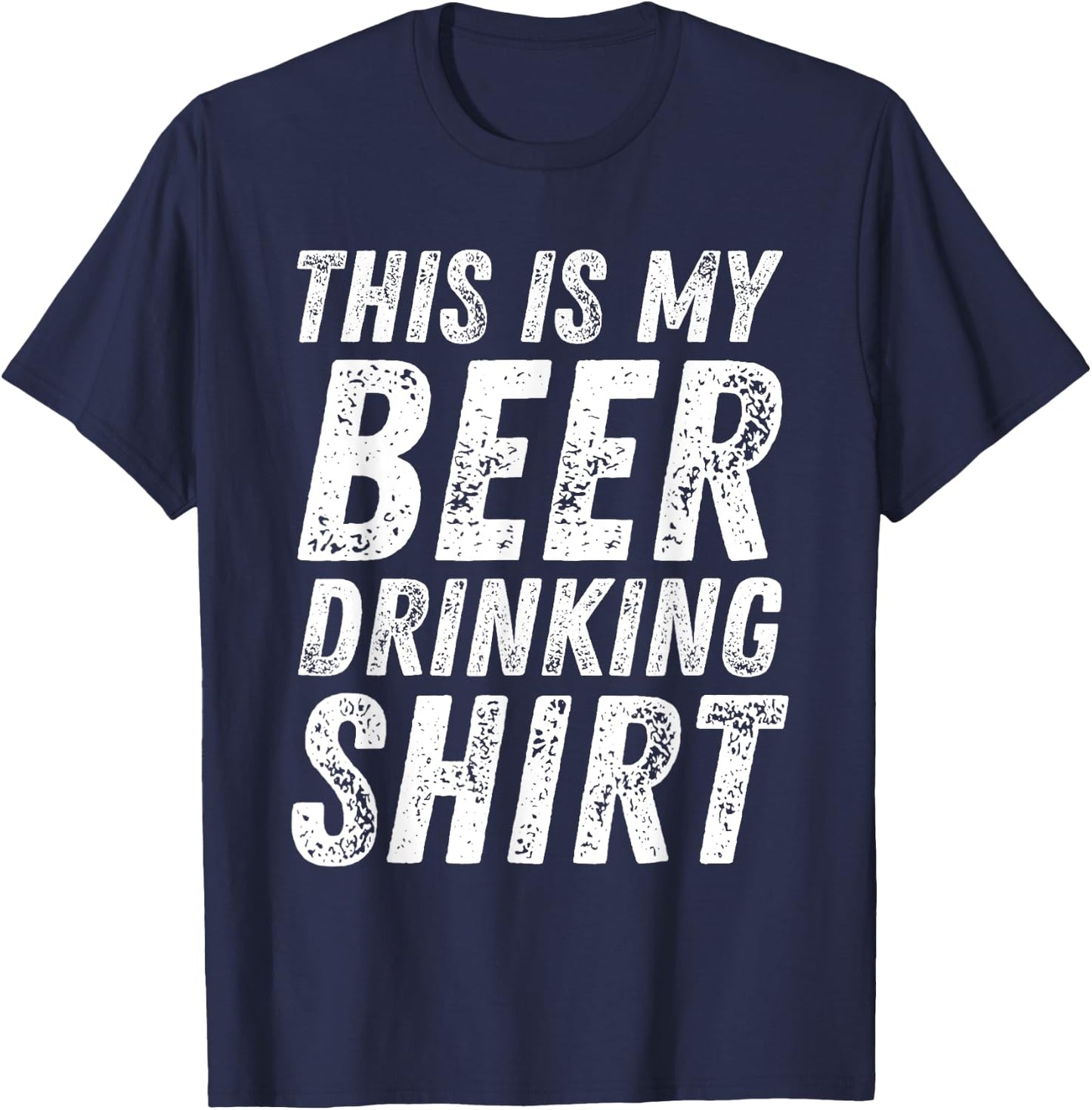 This Is My Beer Drinking Shirt Funny Saying T-Shirt - T-Shirt | Navy