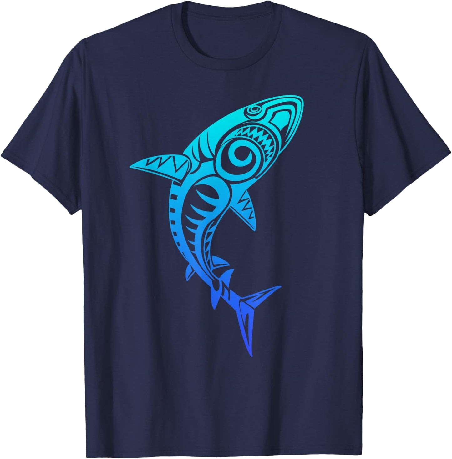 Culture Shark Symbol Blue, Haka Kia Ora Dance New Zealand T-Shirt - T-Shirt | Navy
