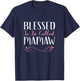 Blessed To Be Called Mamaw Grandma Cute Cool T-Shirt - T-Shirt | Navy