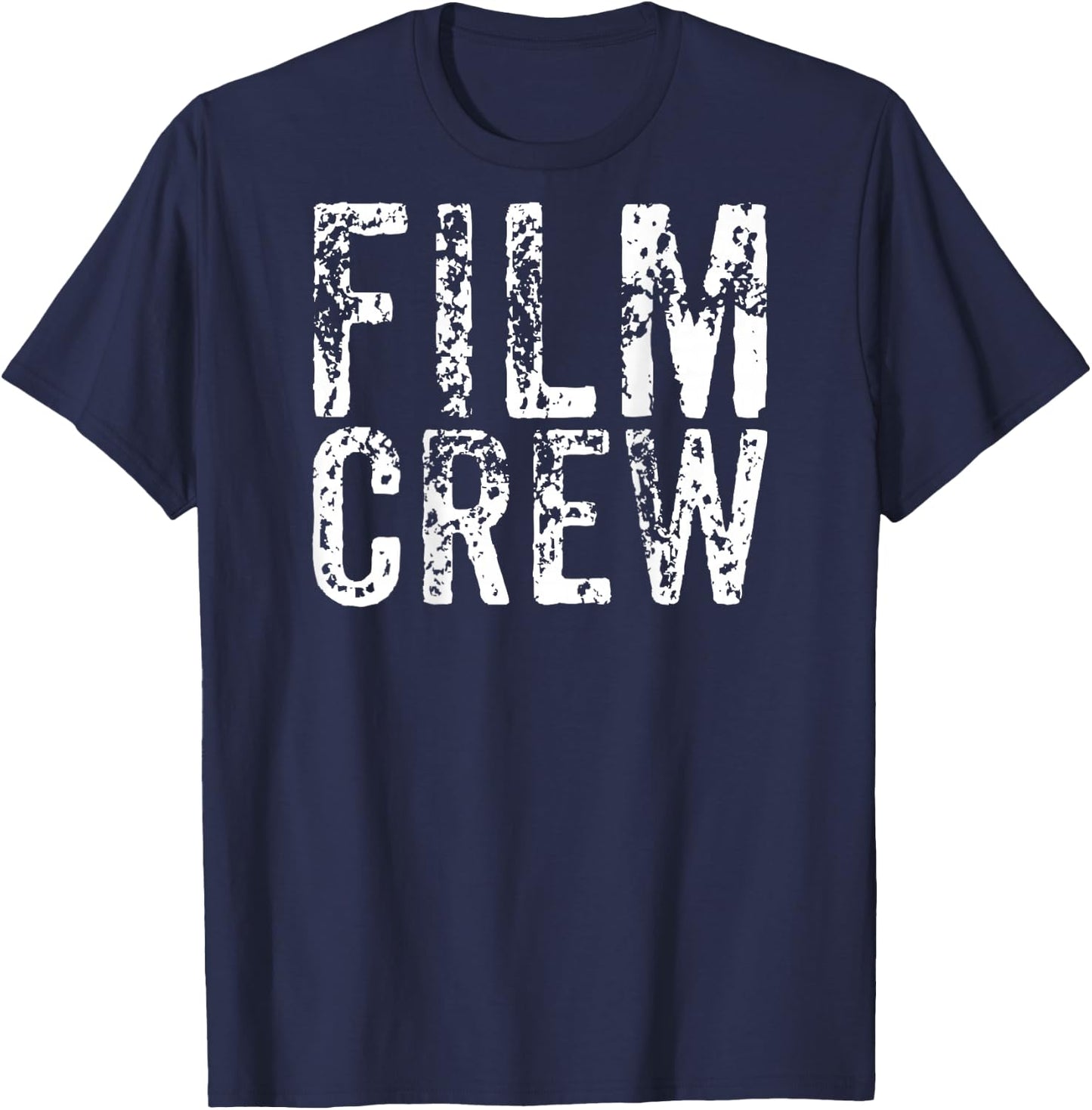 BACK ONLY Film Crew TV Movie Production Set Team T-Shirt - T-Shirt | Navy