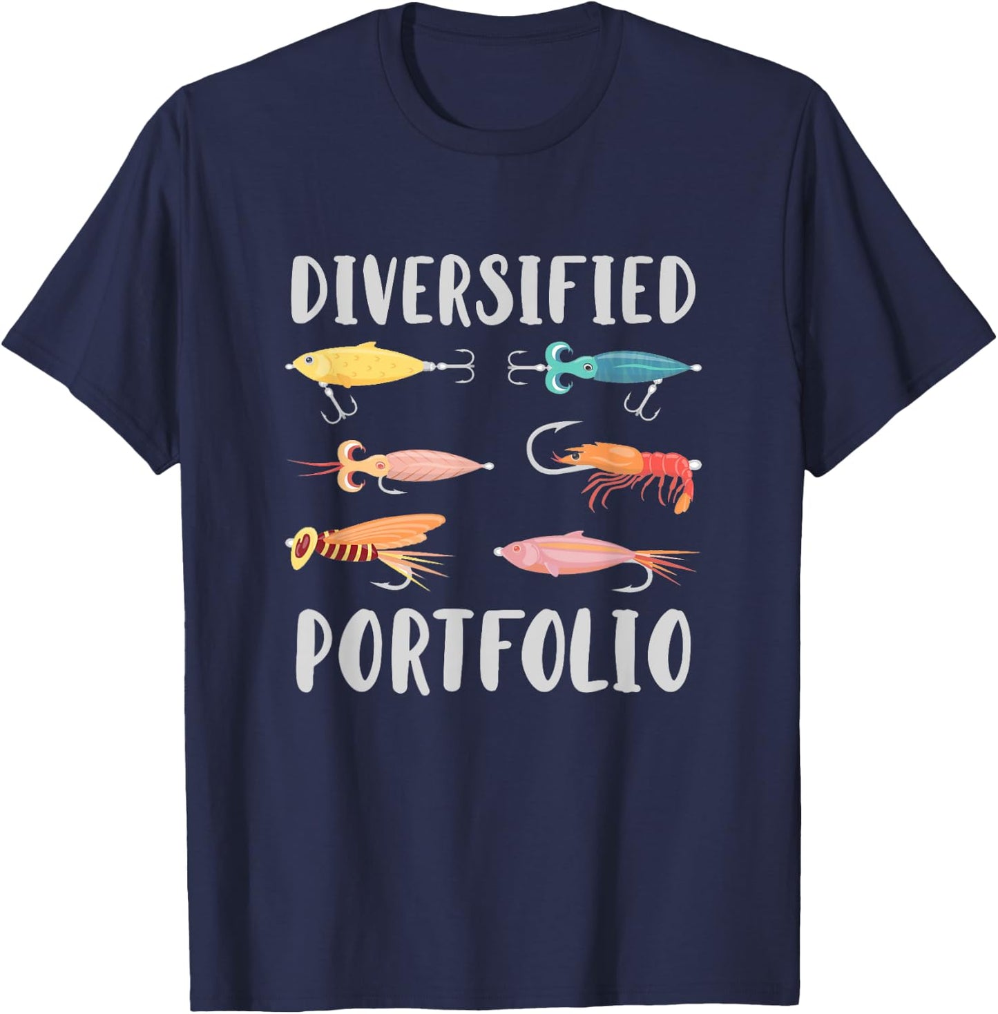 Diversified Portfolio Fishing T-Shirt - T-Shirt | Navy