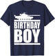 Army Party Birthday Boy Shirt Kids Military Tank Boys T-Shirt - T-Shirt | Navy