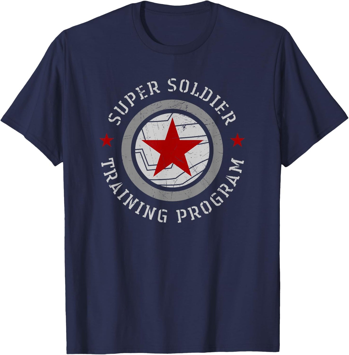 Marvel Winter Soldier Super Soldier Training Program T-Shirt - T-Shirt | Navy