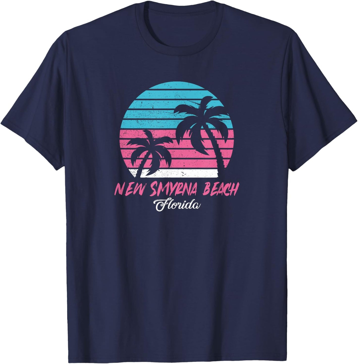 New Smyrna Beach Souvenir - Florida Reminder Men Women T-Shirt - T-Shirt | Navy