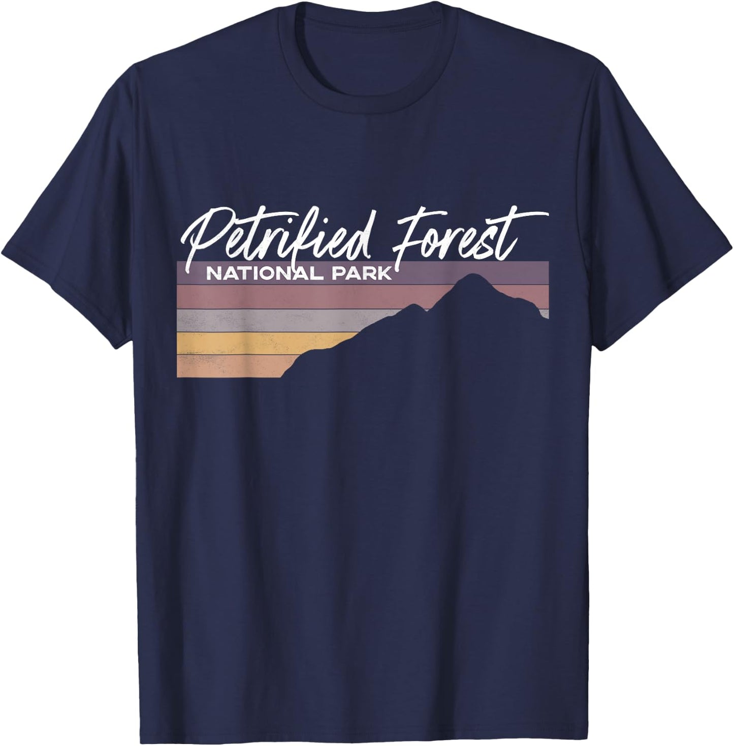 Petrified Forest National Park Arizona AZ Desert Mesa T-Shirt - T-Shirt | Navy