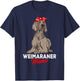 Weimaraner Mama Dog Owner Mom Funny Women T-Shirt - T-Shirt | Navy