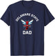 Delaware State University DSU Hornets Arched Dad T-Shirt - T-Shirt | Navy