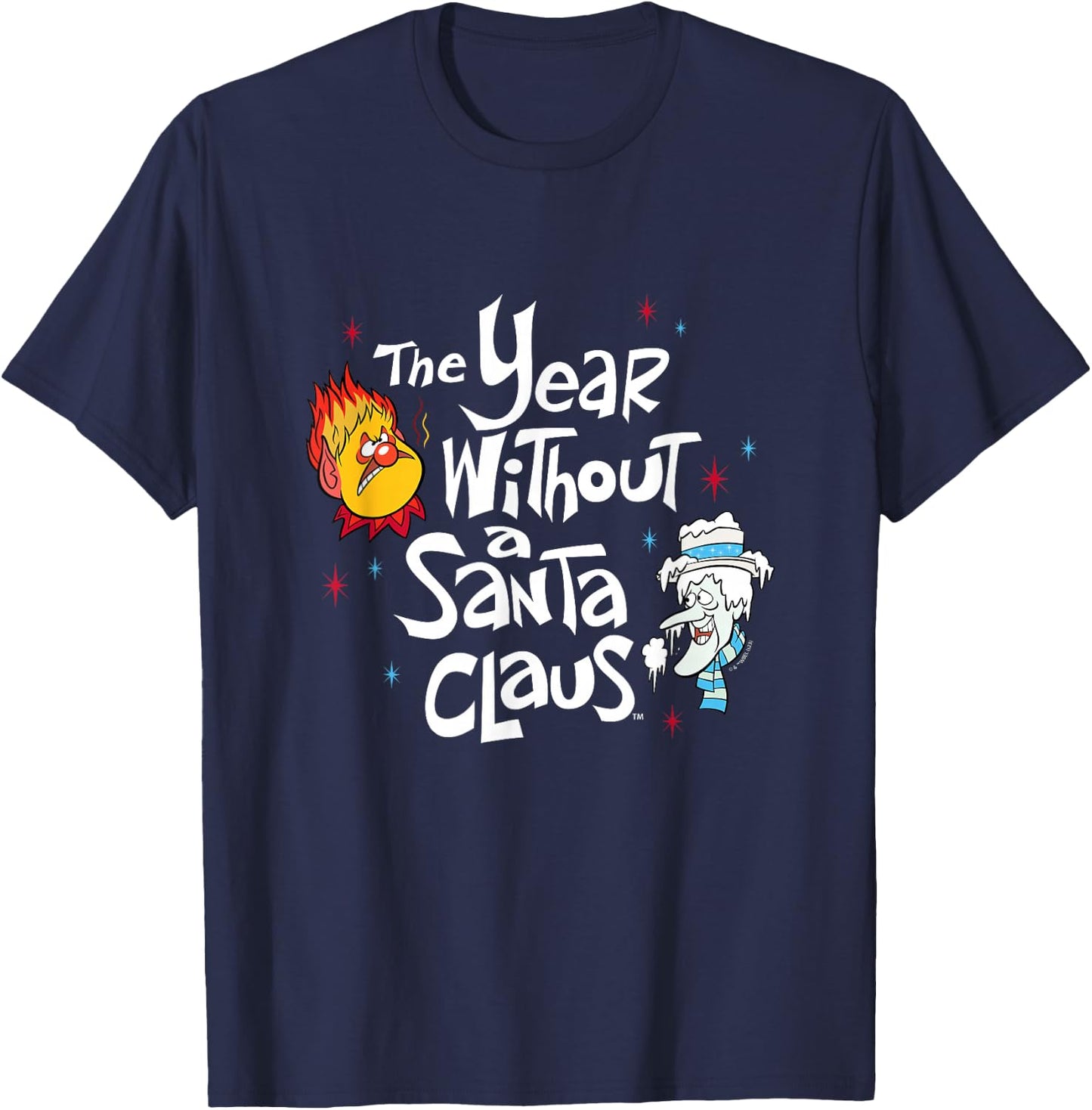 The Year Without Santa Claus - Heat Miser and Snow Miser T-Shirt - T-Shirt | Navy