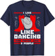 Line Dancing Choreographed Dancer Group Dance Teacher Gift Men Women Kids T-Shirt - T-Shirt | Navy