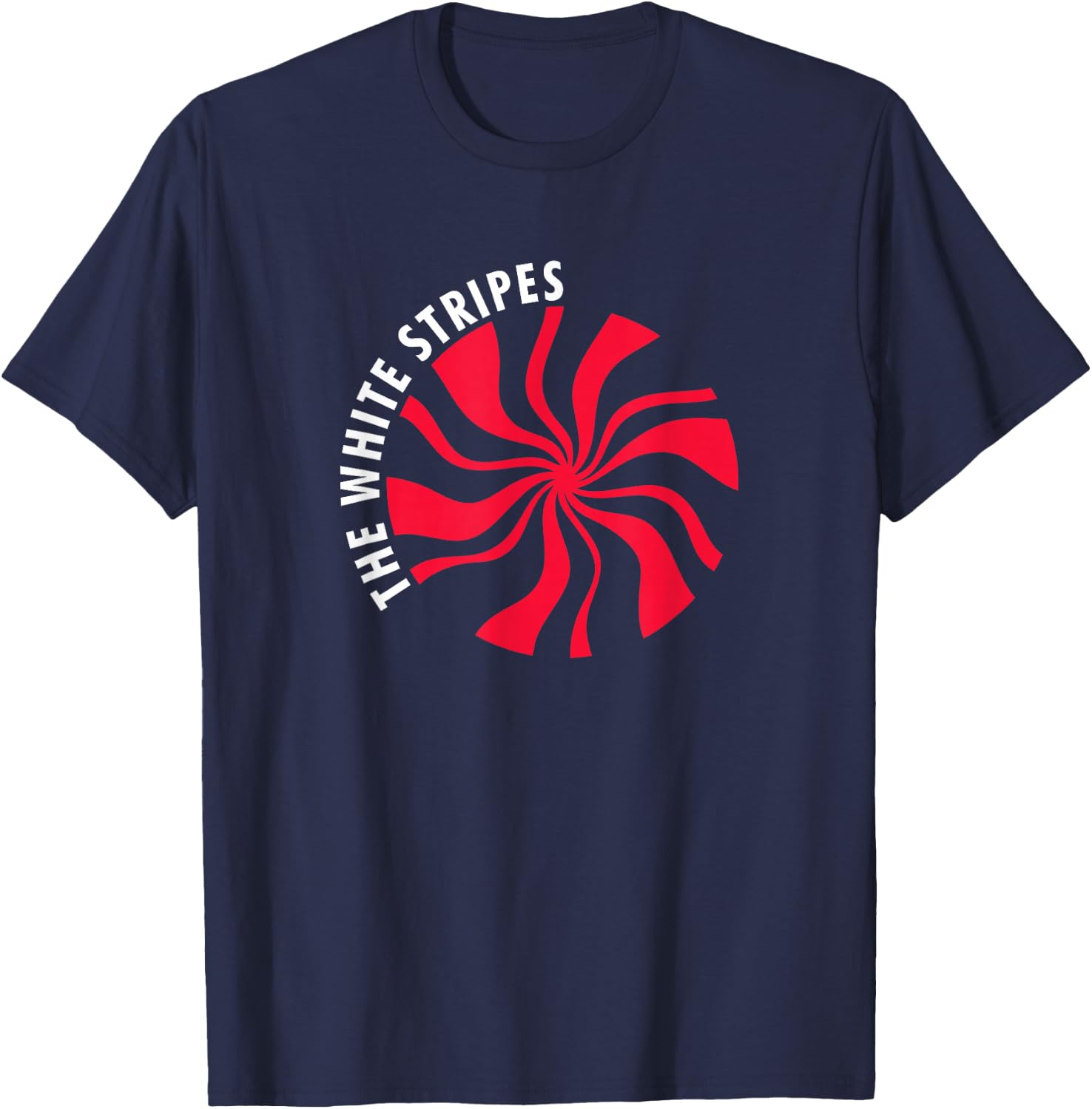 The White Stripes T-Shirt - T-Shirt | Navy