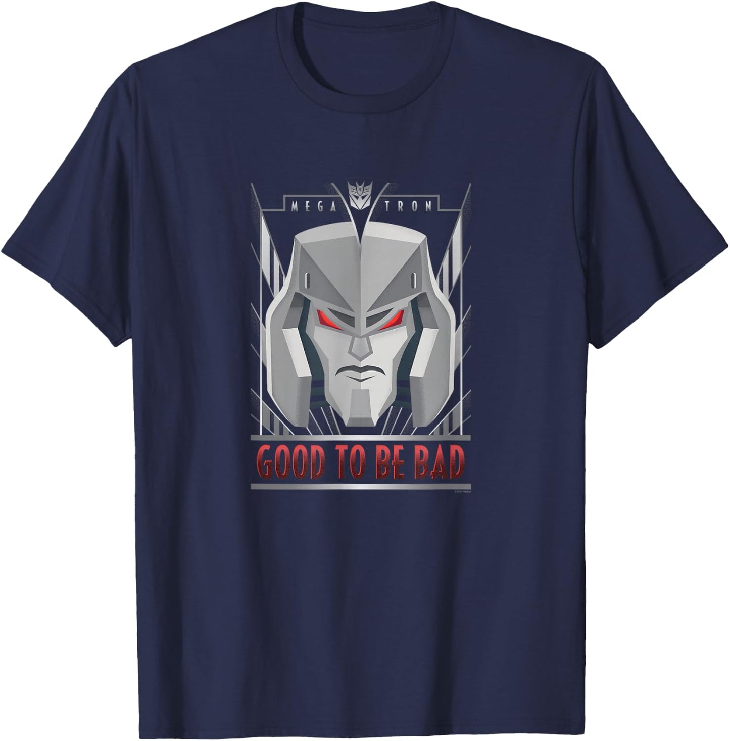 Transformers Megatron Good To Be Bad T-Shirt - T-Shirt | Navy