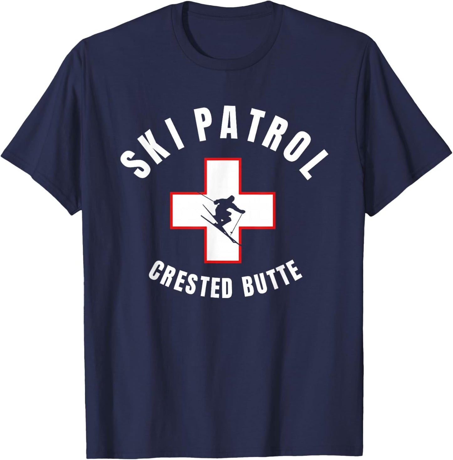 Crested Butte Colorado Ski Patrol T-Shirt - T-Shirt | Navy