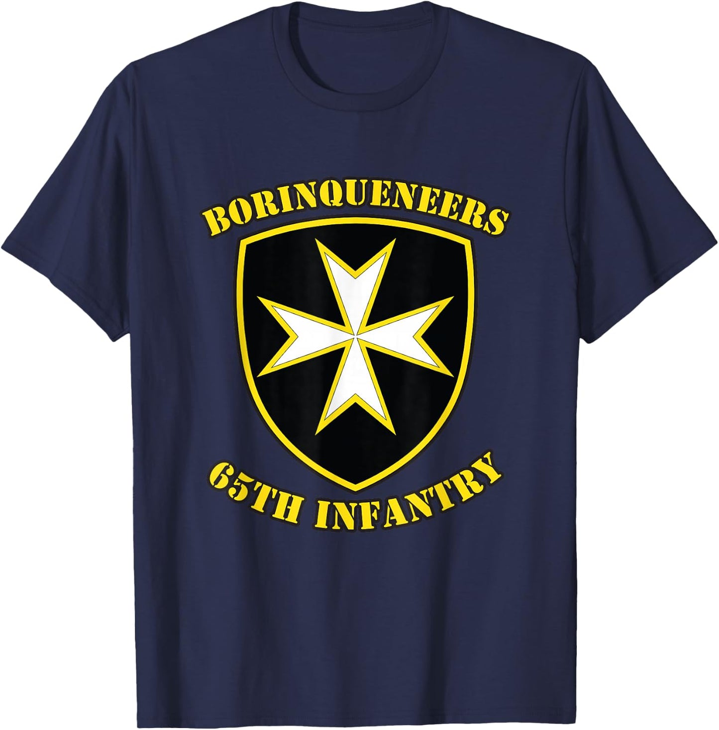Borinqueneers 65th Infantry T-Shirt - T-Shirt | Navy