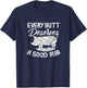 Every Butt Deserves A Good Rub Funny BBQ Barbeque Grilling T-Shirt - T-Shirt | Navy