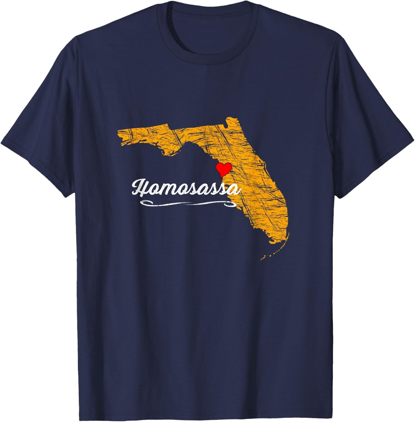 City of Homosassa | FLORIDA - FL Merch Souvenir - Graphic T-Shirt - T-Shirt | Navy