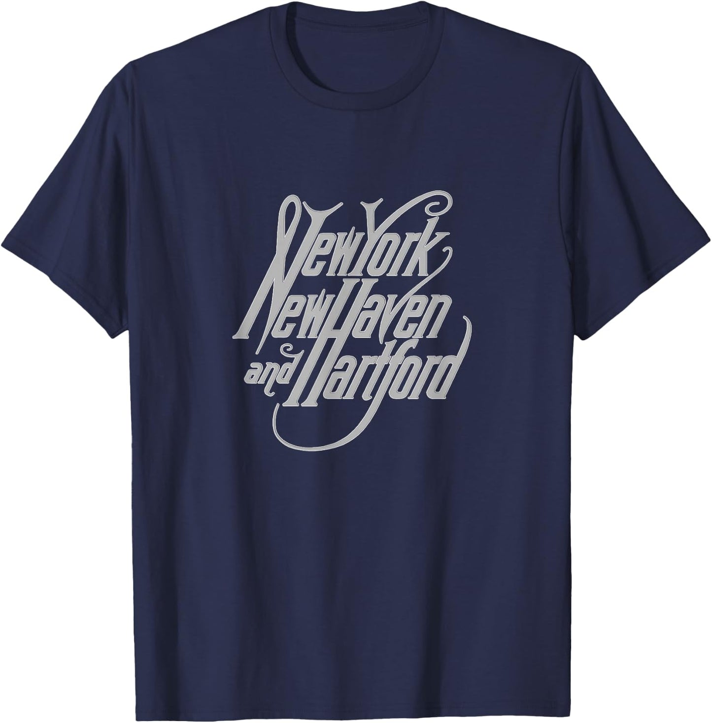 Vintage New York, New Haven and Hartford Railroad T-Shirt - T-Shirt | Navy