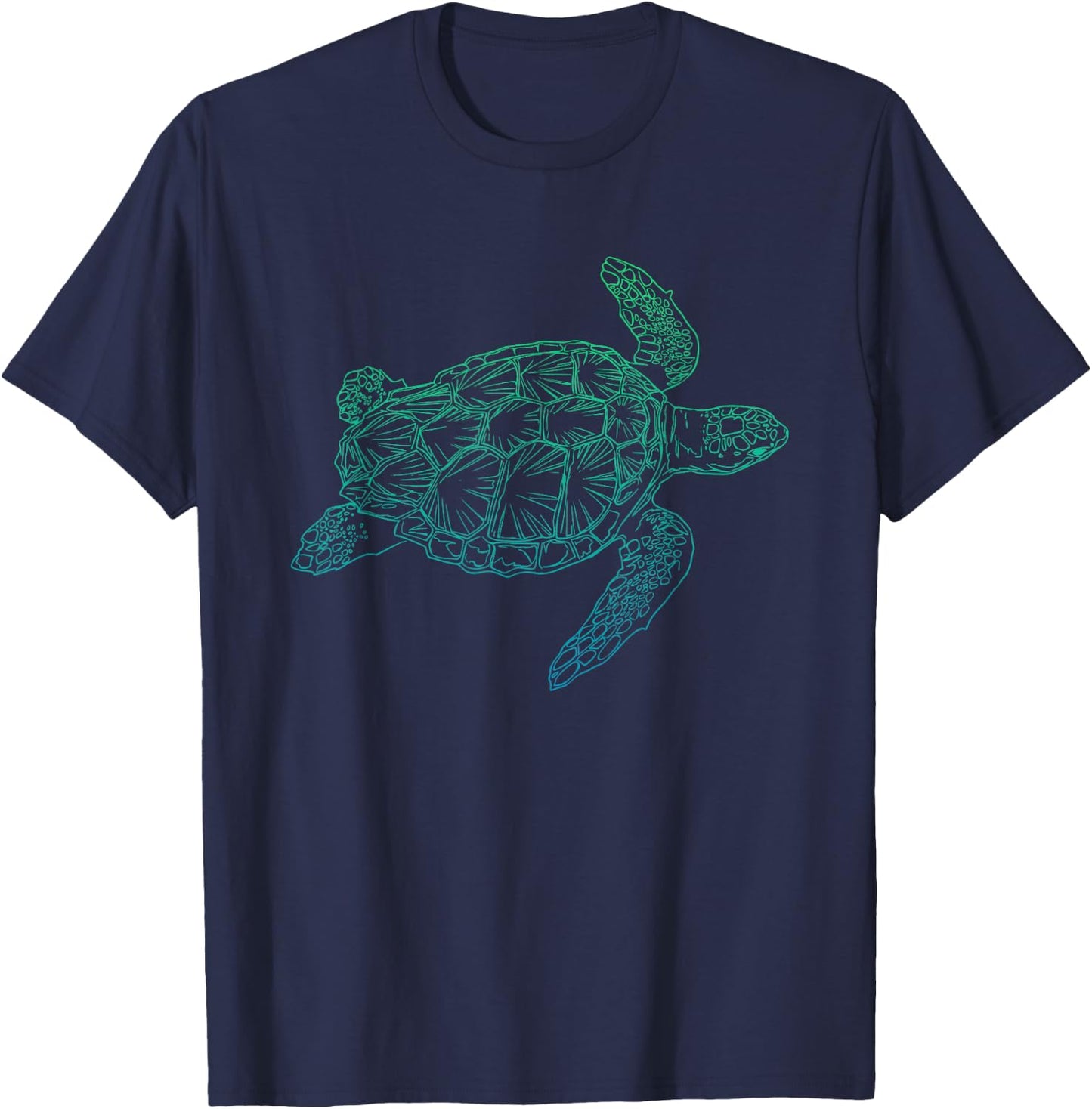 Sea Turtle T Shirt, Save The Sea Turtles, Boys Sea Turtle T-Shirt - T-Shirt | Navy