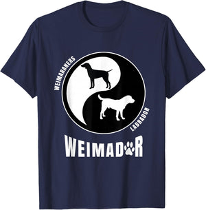 Weimador Dog Lovers Shirt | Breeders Gift | Pet Weimador Women Kids T-Shirt - T-Shirt | Navy