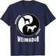 Weimador Dog Lovers Shirt | Breeders Gift | Pet Weimador Women Kids T-Shirt - T-Shirt | Navy