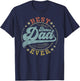Best Bonus Dad Ever Father's Day Dad Gifts Vintage Emblem T-Shirt - T-Shirt | Navy