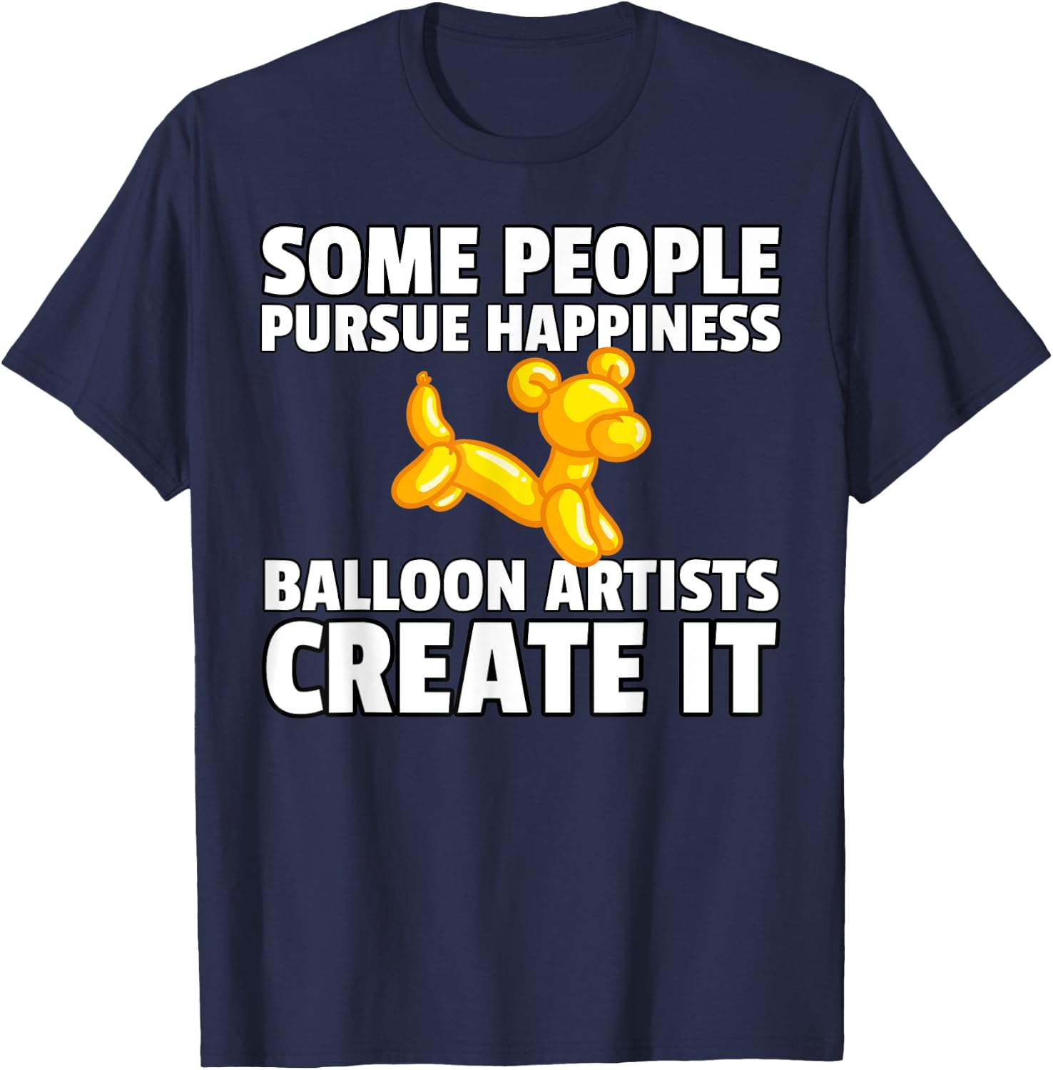 Balloon Animal Gift Artist Twister T-Shirt - T-Shirt | Navy