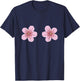 Boobies Cherry Blossom Flowers Boobs Funny Titties Tits T-Shirt - T-Shirt | Navy