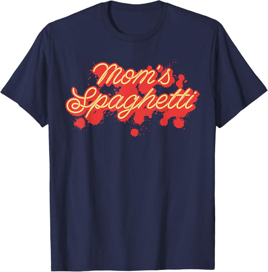 Mom's Spaghetti Meatballs Tomato Sauce Mother's Day Mommy T-Shirt - T-Shirt | Navy