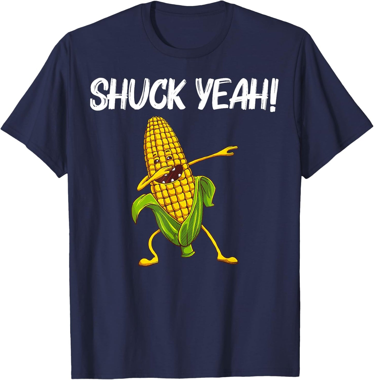 Funny Corn Gift Women Corn On The Cob Costume Farmer T-Shirt - T-Shirt | Navy