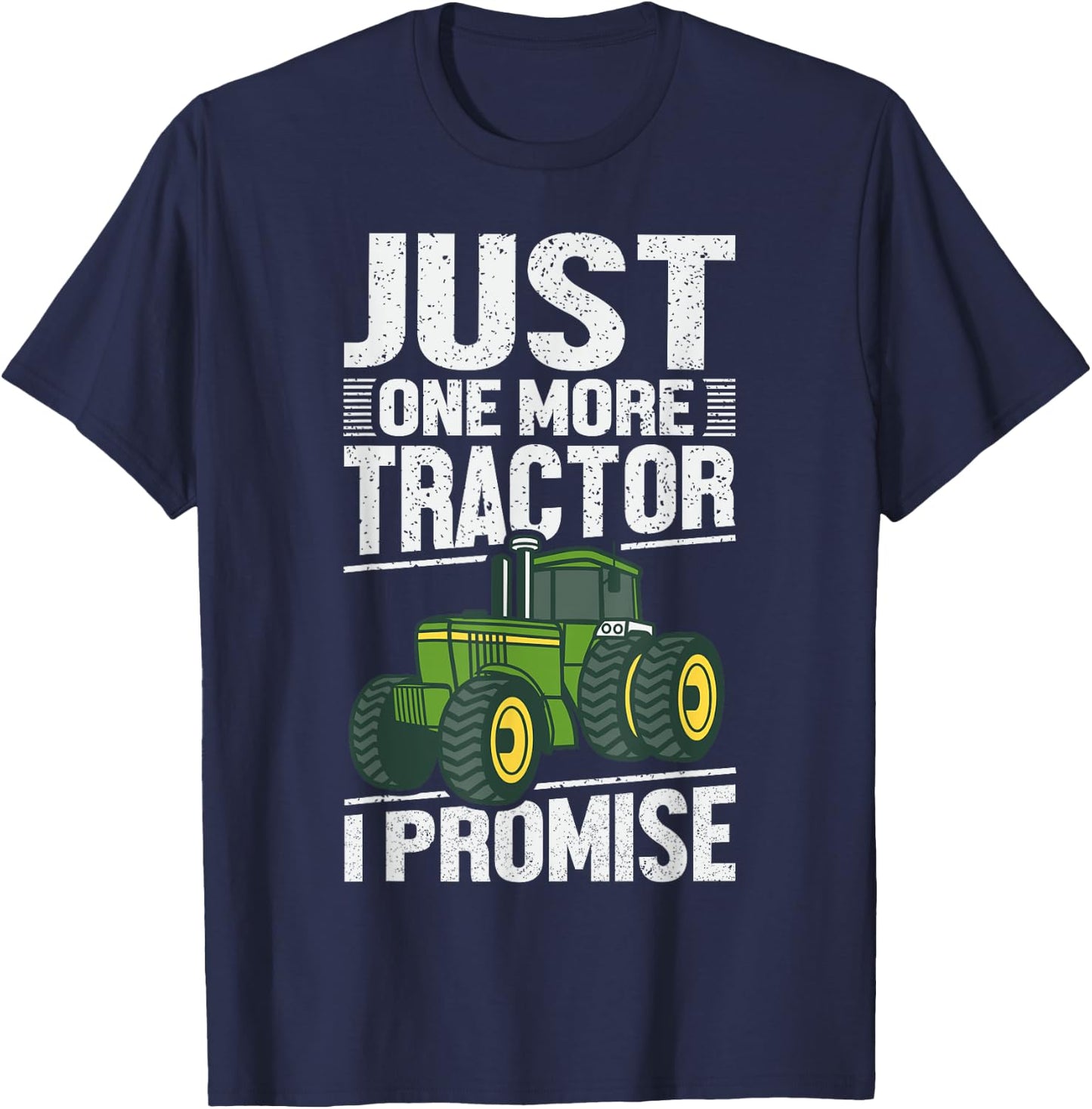 Nur noch ein Traktor I promise funny Gift T-Shirt - T-Shirt | Navy