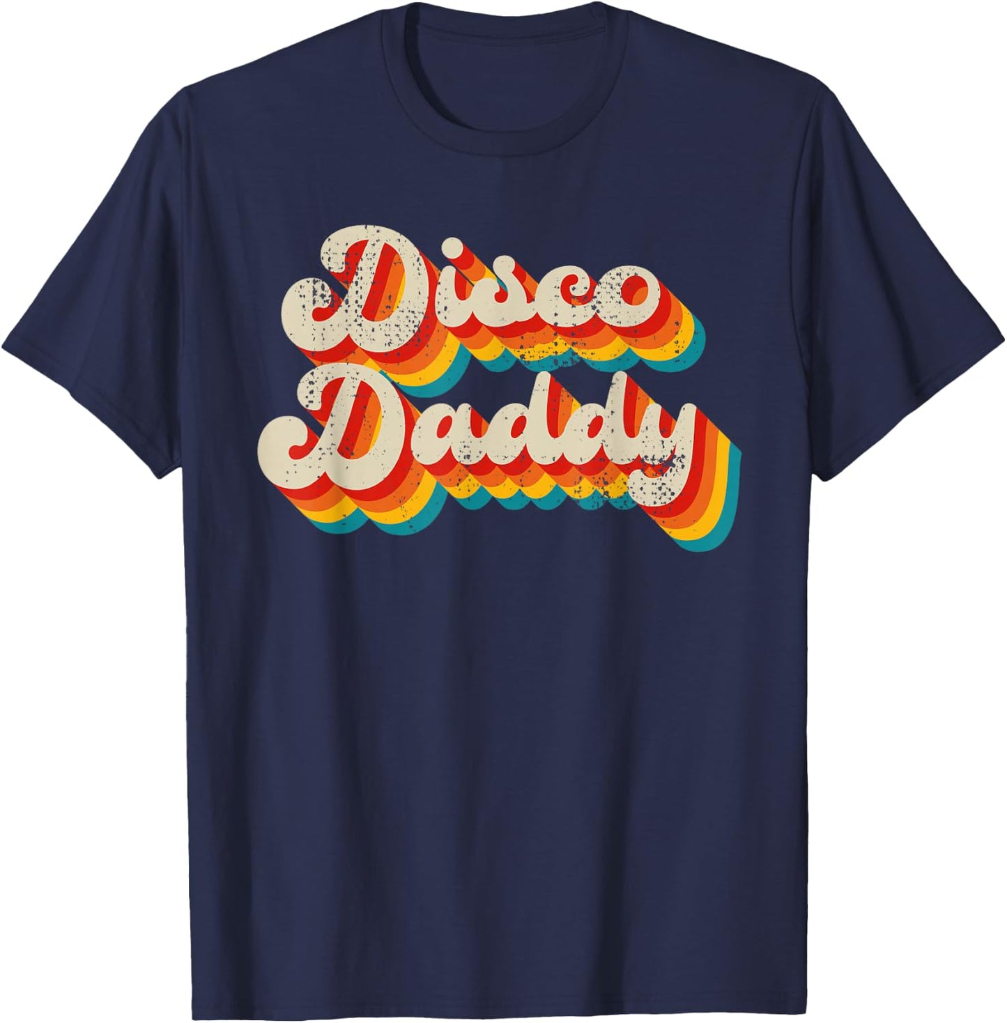 Disco Costume 70s Clothes Daddy T-Shirt - T-Shirt | Navy