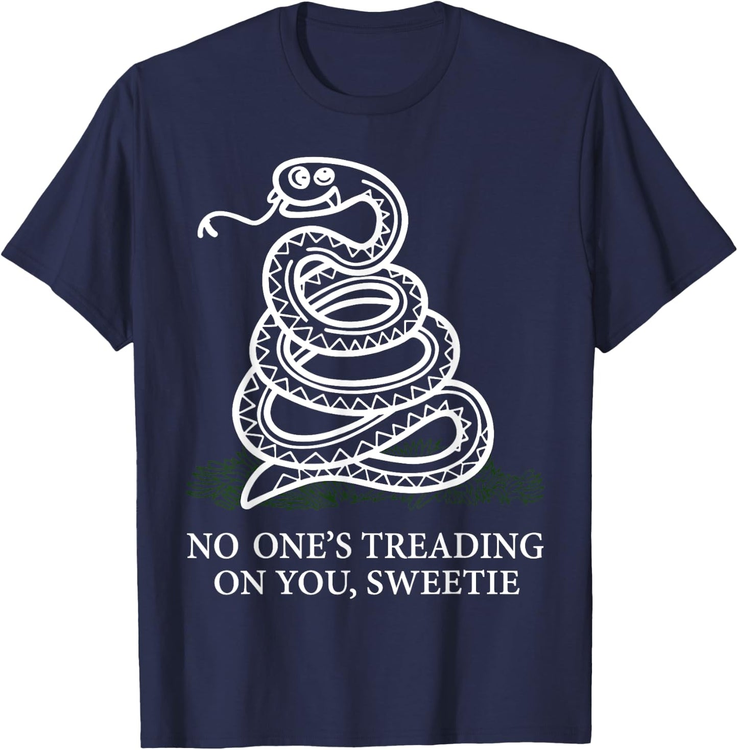 No One's Treading On You, Sweetie Snake T-Shirt - T-Shirt | Navy