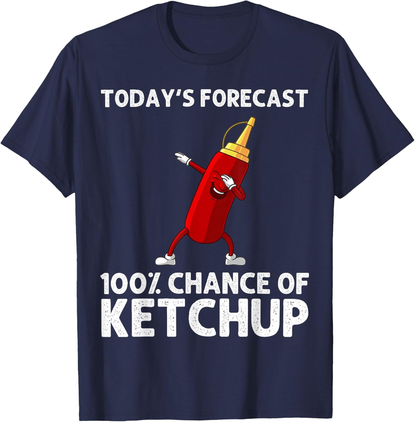 Funny Ketchup Gift Women Ketchup Merchandise Tomato T-Shirt - T-Shirt | Navy