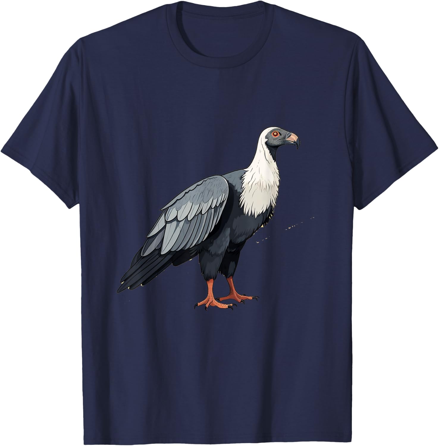 Andean condor bird lover illustration T-Shirt - T-Shirt | Navy