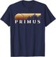 Primus, SC Vintage Evergreen Sunset Eighties Retro T-Shirt - T-Shirt | Navy