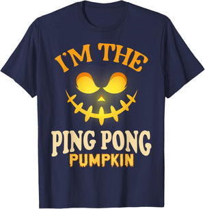 Ping Pong Halloween Pumpkin Matching Costume T-Shirt - T-Shirt | Navy
