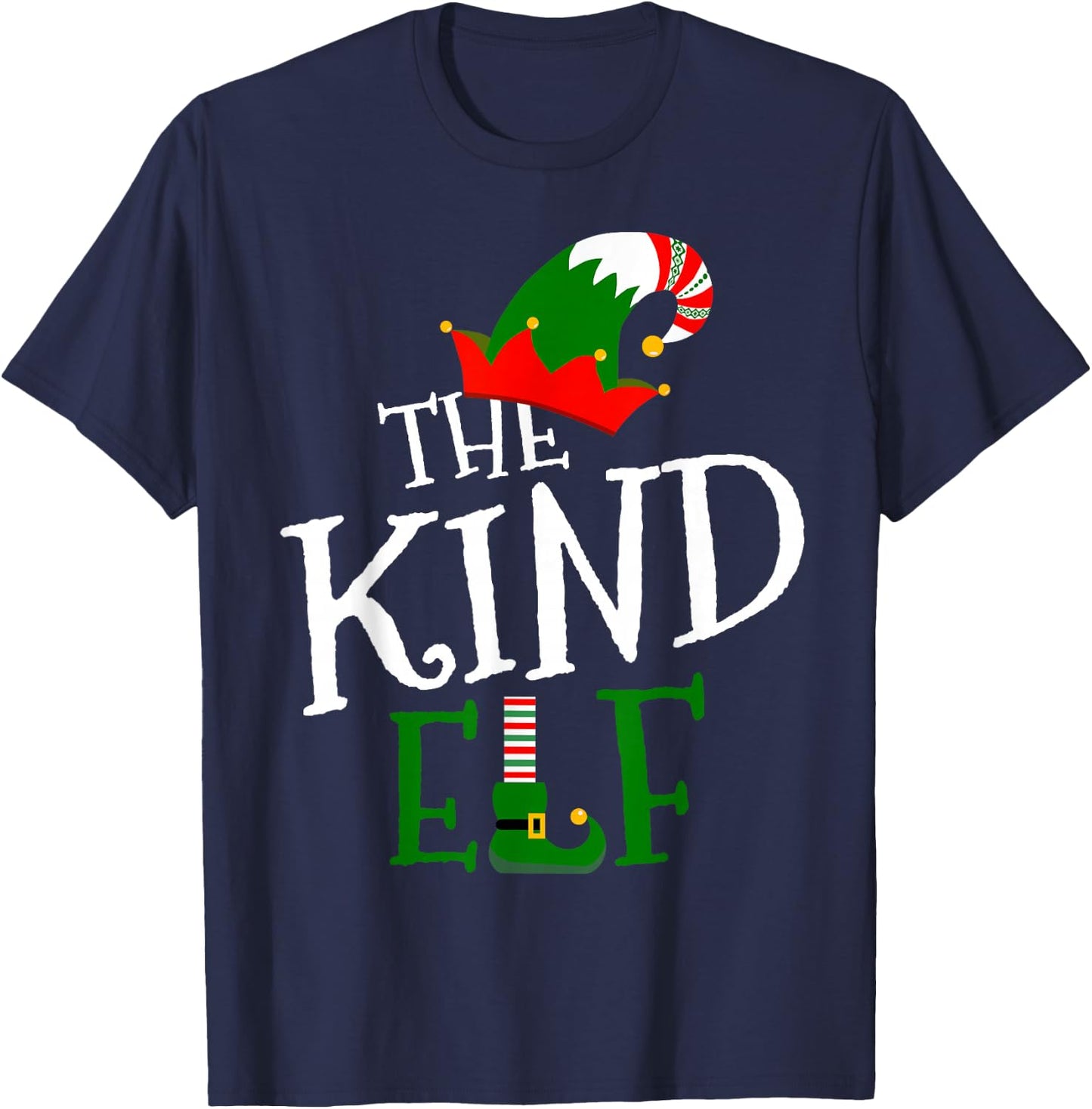 The Kind Elf Family Matching Group Gift Christmas Costume T-Shirt - T-Shirt | Navy
