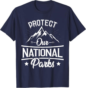 Protect Our National Parks, US Alt Resist T-Shirt - T-Shirt | Navy
