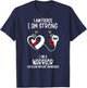 Cochlear Implant Awareness Ribbon I Am Fierce Strong Warrior T-Shirt - T-Shirt | Navy