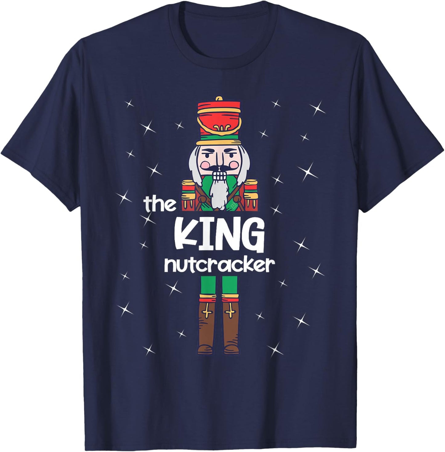 King Nutcracker Family Matching Funny Gift Pajama T-Shirt - T-Shirt | Navy