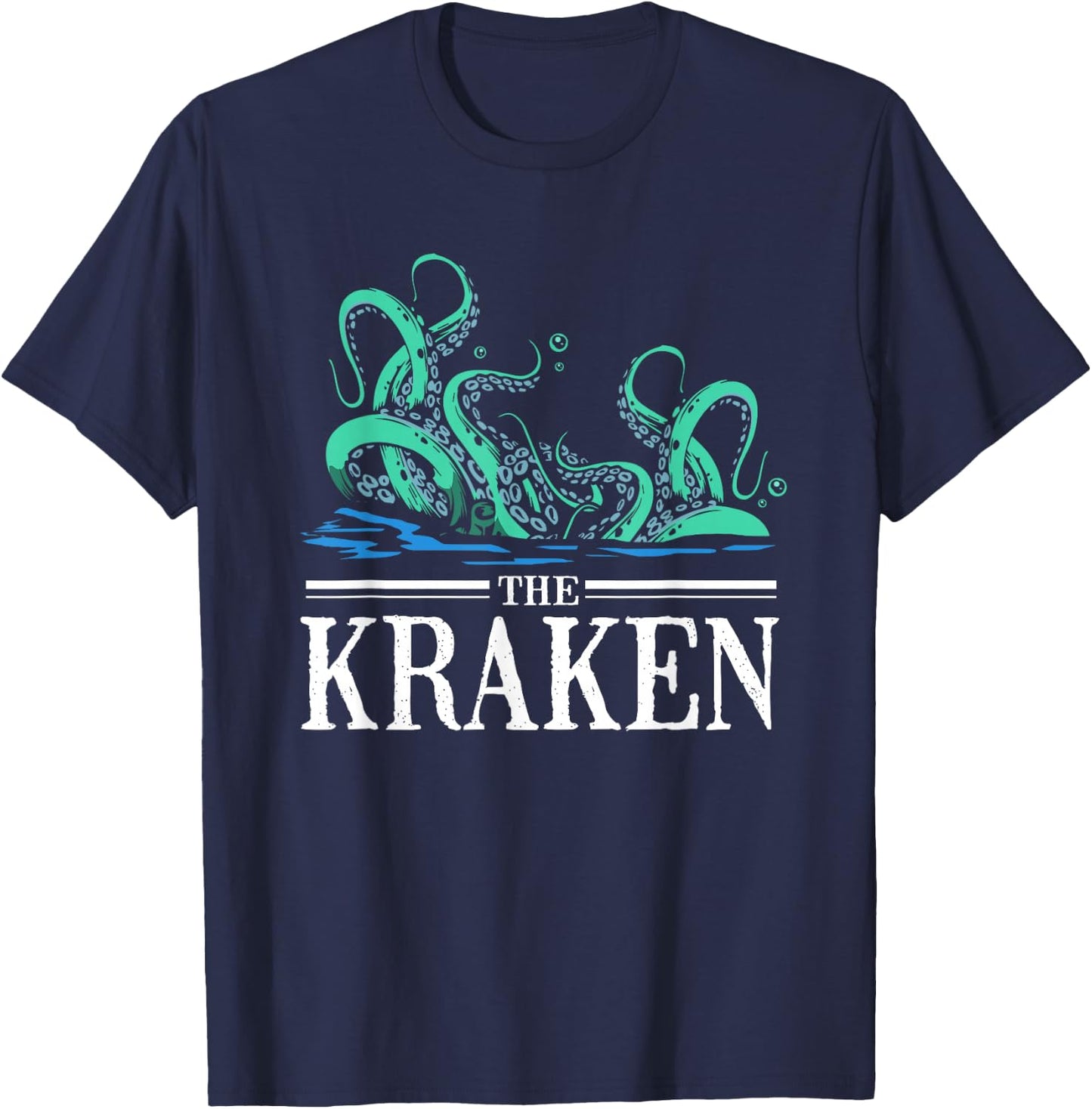 Octopus The Kraken T-Shirt - T-Shirt | Navy