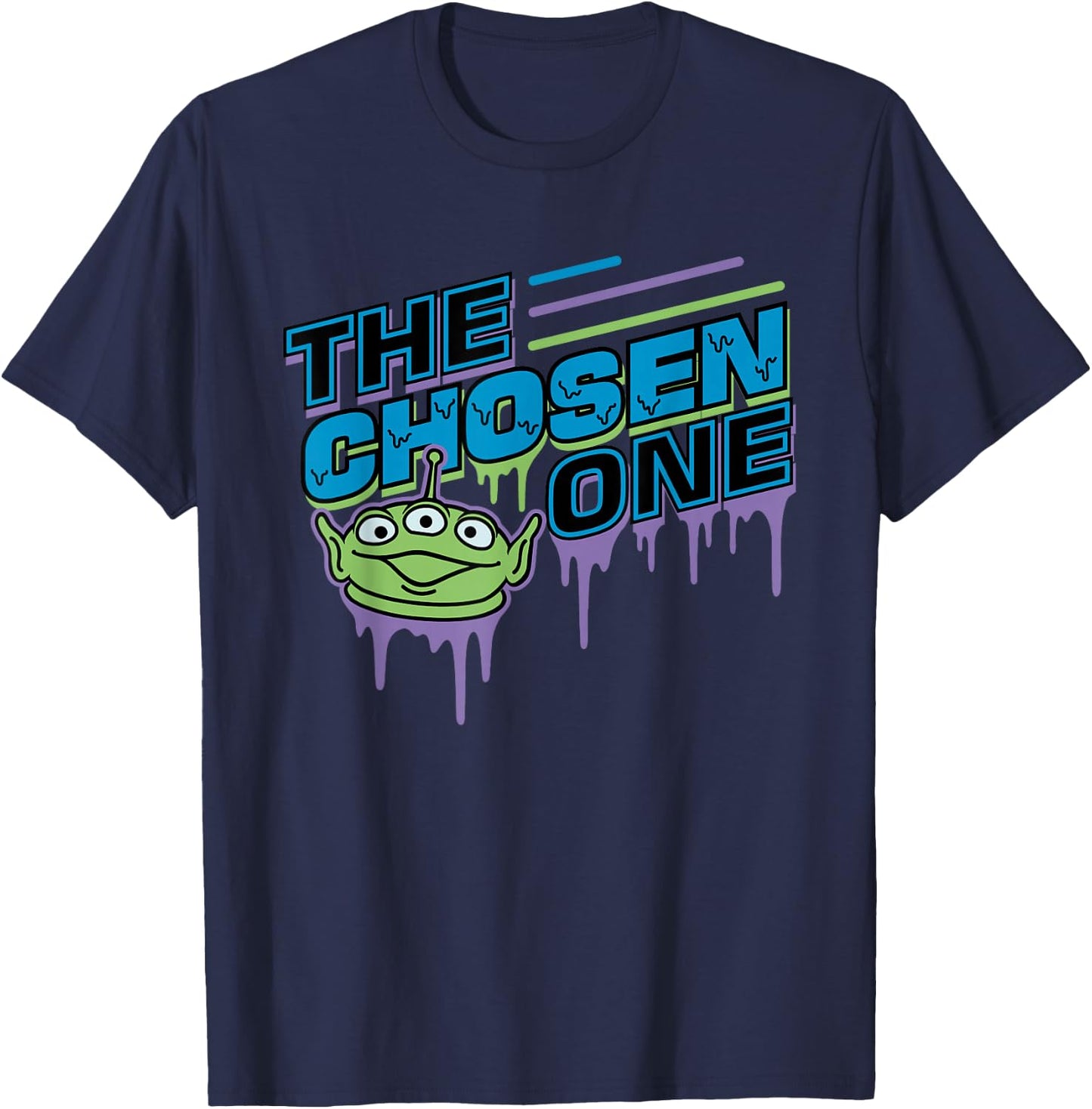 Toy Story Alien The Chosen One Melting Letters T-Shirt - T-Shirt | Navy