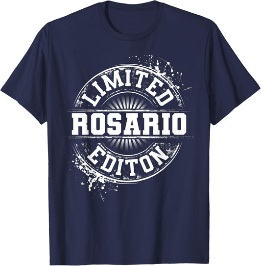 ROSARIO Funny Surname Family Tree Birthday Reunion Gift T-Shirt - T-Shirt | Navy