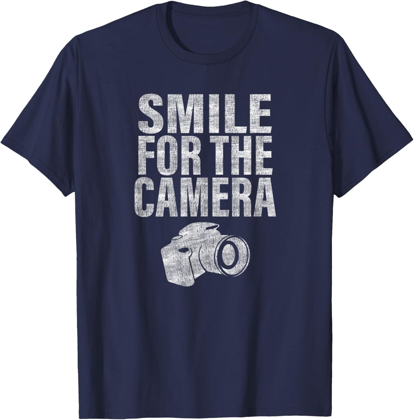 Smile For The Camera T-Shirt - T-Shirt | Navy