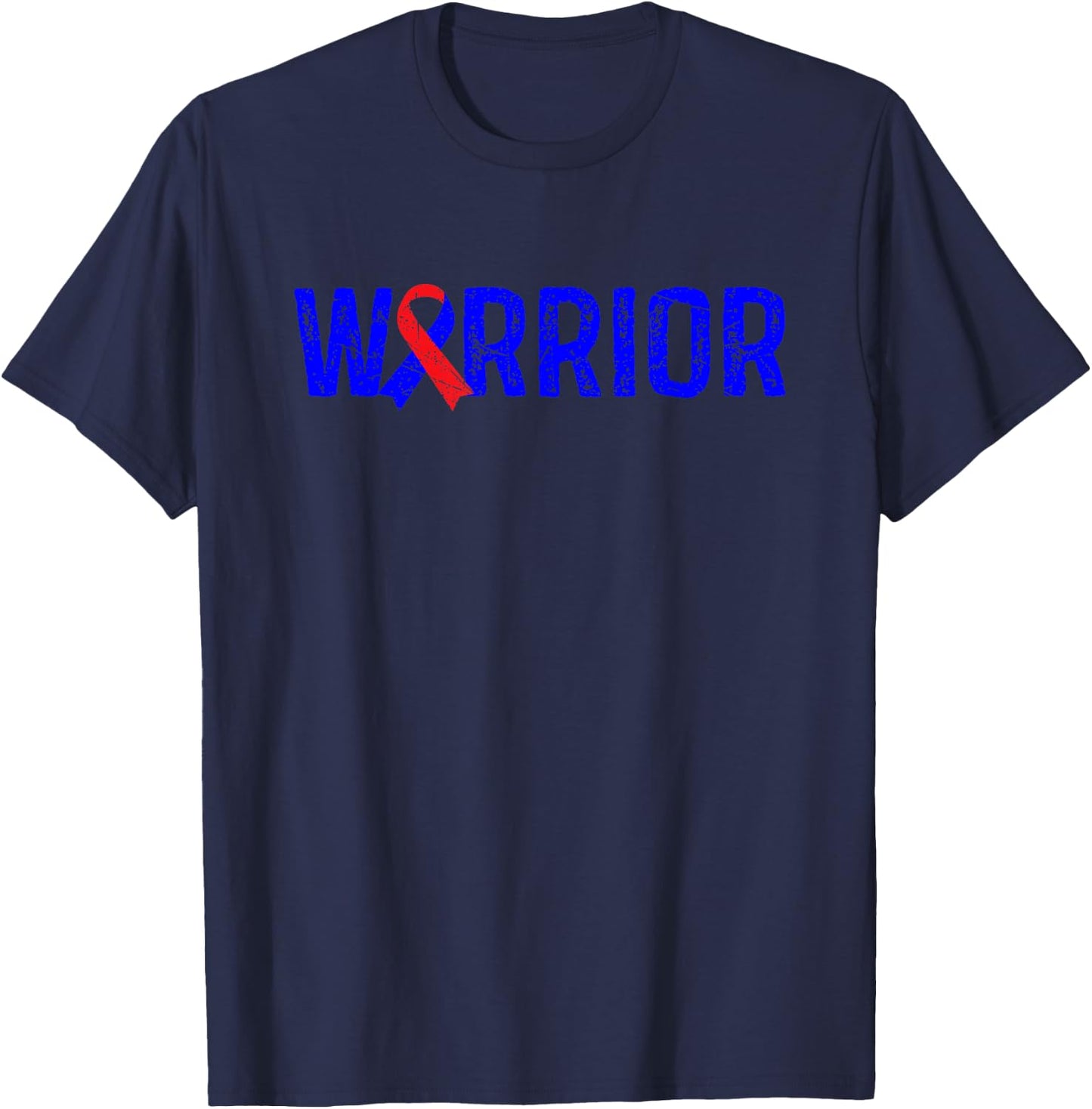 Warrior Noonan Syndrome Awareness T-Shirt - T-Shirt | Navy