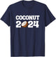 Funny Kamala Harris 2024 Statement Democrat Coconut Tree T-Shirt - T-Shirt | Navy
