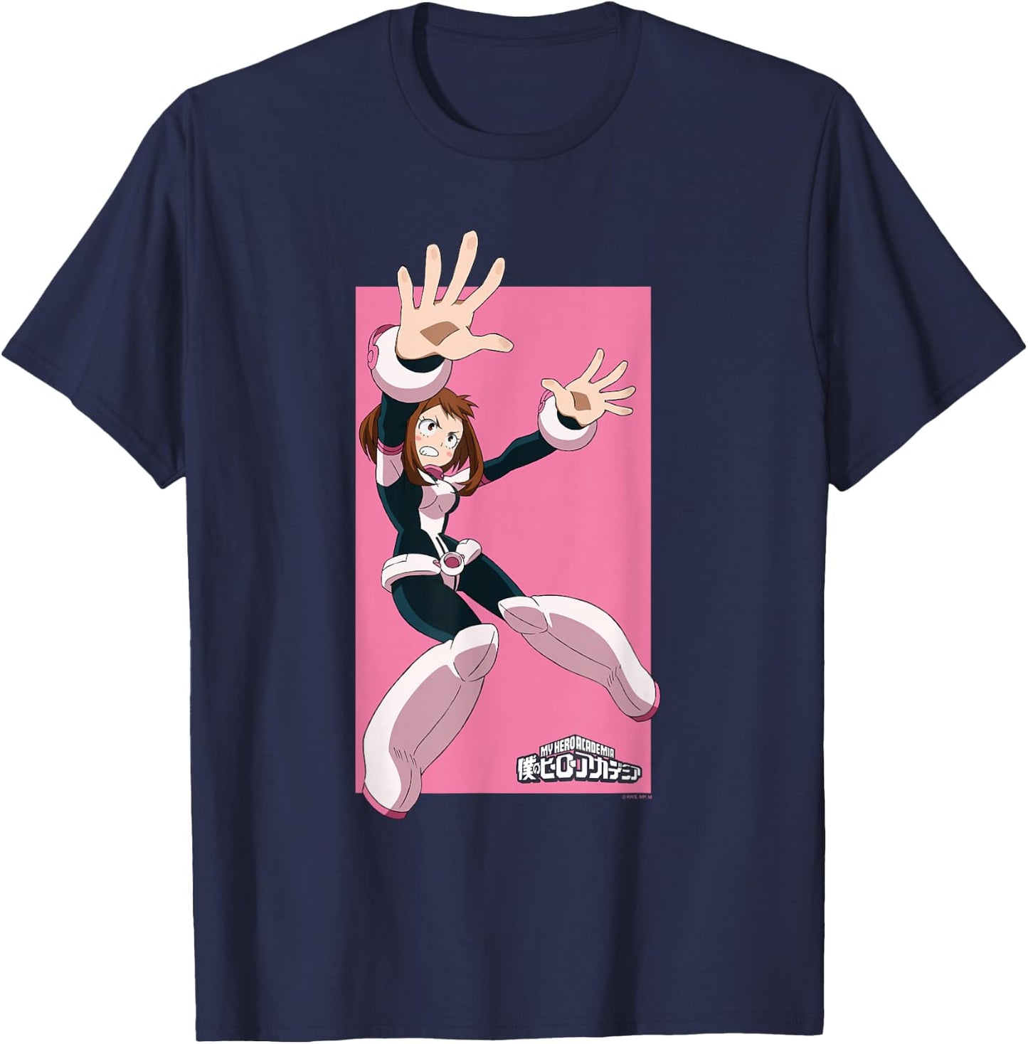 My Hero Academia Uraraka Hero Pose Anime T-Shirt - T-Shirt | Navy